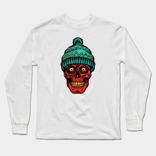 Winter Skull Long Sleeve T-Shirt